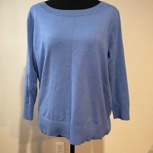 Beautiful Light Blue Sweater Lands End by The Outfitters Sz Large